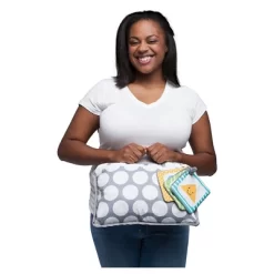 Boppy Preferred Shopping Cart And Restaurant High Chair Cover - Gray Jumbo Dots -Baby Care Deals Store GUEST aee04692 b454 4278 a52d b6c180096591