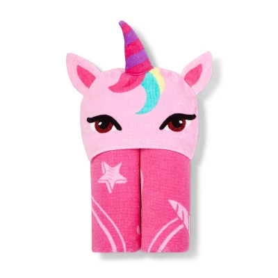 JoJo Siwa Unicorn Hooded Bath Towel Pink 1 JoJo Siwa Unicorn Hooded Bath Towel Pink