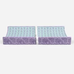 Bacati - Isabella Paisley Aqua/Lilac/Purple Floret Changing Pad Cover -Baby Care Deals Store GUEST b36fab7c d77d 43b4 aef9 b59f8bfc17f7