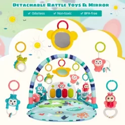 Costway Baby Gym Play Mat Kick & Play Piano Gym Mat Activity Center For Infants Pink 16 Costway Baby Gym Play Mat Kick & Play Piano Gym Mat Activity Center For Infants Pink -Baby Care Deals Store GUEST b57d18b0 9ae1 4313 a57d cb5cc4c9f7e9