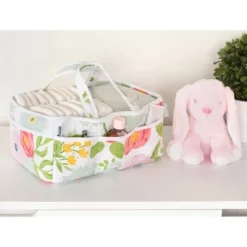 Trend Lab Storage Caddy - Floral -Baby Care Deals Store GUEST b89ef4aa a954 4a2d 9dea a9f06952a0da