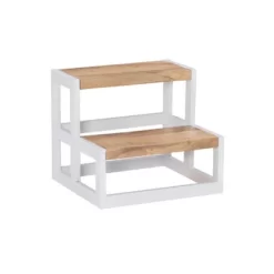 Barberry Wood And Metal Bed Steps - Powell -Baby Care Deals Store GUEST ba0f24d6 fc45 4cf0 a58c 79ec7ff3de54