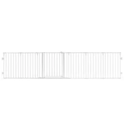 Regalo 130" 6 Panel Super Wide 2-in-1 Configurable Metal Safety Gate