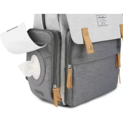 Eddie Bauer Cascade Back Pack Diaper Bag - Black/Gray -Baby Care Deals Store GUEST bb86205a fb50 4686 b324 c25c48868daf
