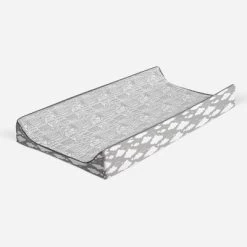 Bacati - Clouds In The City Gray Cityscape Quilted Changing Pad Cover -Baby Care Deals Store GUEST bc4275b1 2a2e 4c03 ae60 7a71359da1b0