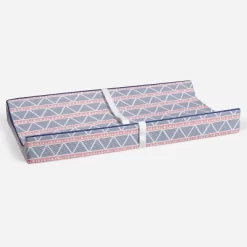 Bacati - Emma Coral/Navy Large Triangles Quilted Muslin Changing Pad Cover -Baby Care Deals Store GUEST bceaed69 3db4 4520 b766 5d9f74124af8