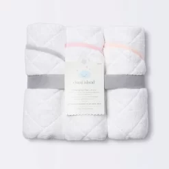 Changing Pad Liner White With Pink Edge - Cloud Island™ 3pk 5 Changing Pad Liner White With Pink Edge - Cloud Island™ 3pk -Baby Care Deals Store GUEST c0980ab8 a3f7 4465 9bf4 4a9997cb13de