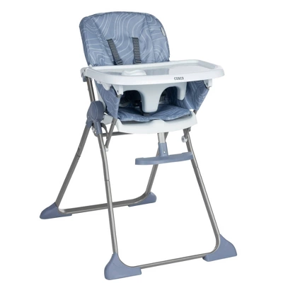 Cosco Simple Fold Adjustable High Chair - Organic Waves 1 Cosco Simple Fold Adjustable High Chair - Organic Waves