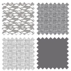 Bacati - Clouds In The City Gray Cityscape Quilted Changing Pad Cover -Baby Care Deals Store GUEST c1fa413f 0aea 4581 9990 abf200b4a7e3