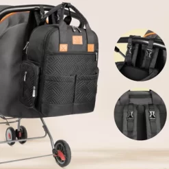 KeaBabies Bree Diaper Bag Backpack, Waterproof Baby Diaper Bags With Changing Pad, Girl, Boy, 2 Kids Travel Essentials (Charcoal) -Baby Care Deals Store GUEST c20ddb82 d9f7 4cc3 8720 56f867d7bc60