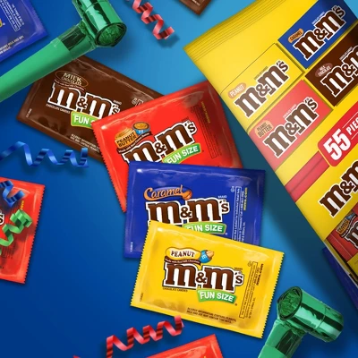 Mars M&M's Variety Pack Fun Size Chocolate Candy Assortment - 55pc 4 Mars M&M's Variety Pack Fun Size Chocolate Candy Assortment - 55pc - Image 4
