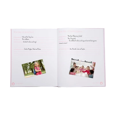 Pearhead Pink Striped Babybook 3 Pearhead Pink Striped Babybook - Image 3