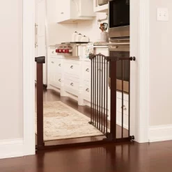 Toddleroo By North States Stone Arch Auto Close Gate - Bronze -Baby Care Deals Store GUEST c856732c 708f 40ae 847b 546086d8280d