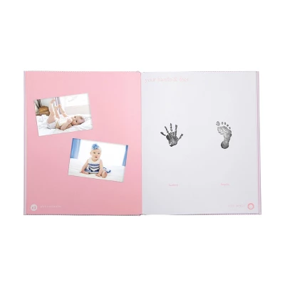 Pearhead Pink Striped Babybook 2 Pearhead Pink Striped Babybook - Image 2