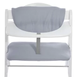 Hauck High Chair Tray Table With Cup Holder, White And Deluxe Seat Cushion Pad, Grey For Wooden AlphaPlus And BetaPlus Wooden High Chair -Baby Care Deals Store GUEST cbe95af5 da1b 4edc b13b 39762534ba61