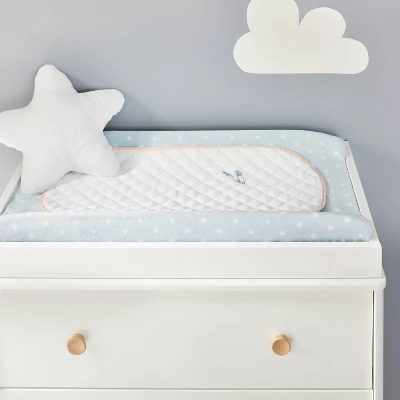 Changing Pad Liner White With Pink Edge - Cloud Island™ 3pk 1 Changing Pad Liner White With Pink Edge - Cloud Island™ 3pk