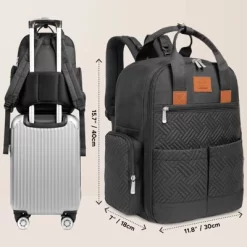 KeaBabies Bree Diaper Bag Backpack, Waterproof Baby Diaper Bags With Changing Pad, Girl, Boy, 2 Kids Travel Essentials (Charcoal) -Baby Care Deals Store GUEST cd052531 1bd5 4b76 b3d2 68bea40b376f