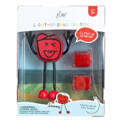 Glo Pals Character Sammy & 6 Red Light Up Water Cubes