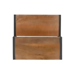 Barberry Wood And Metal Bed Steps - Powell -Baby Care Deals Store GUEST cf264394 374f 494e a9b6 bbf6735f1d26