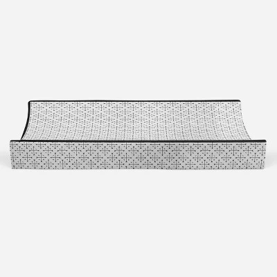 Bacati - Love Quilted Muslin Changing Pad Cover Black 4 Bacati - Love Quilted Muslin Changing Pad Cover Black - Image 4