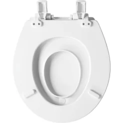 Mayfair By Bemis NextStep2 Never Loosens Round Enameled Wood Children's Potty Training Toilet Seat With Easy Clean And Slow Close Hinge - White -Baby Care Deals Store GUEST d15a1ab3 4d1e 41d6 9c0d 62287829fffb