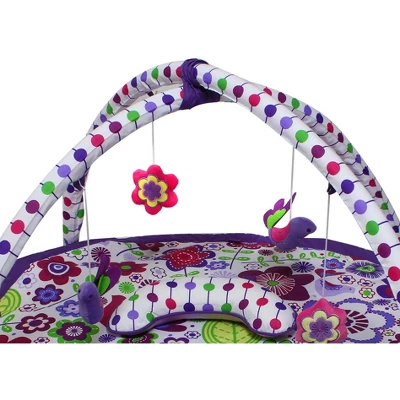 Bacati - Baby Activity Gyms & Playmats (Botanical Purple/Multi) 1 Bacati - Baby Activity Gyms & Playmats (Botanical Purple/Multi)