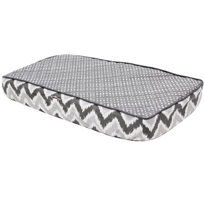 Bacati - MixNMatch Gray Pin Dots Changing Pad Cover 6 Bacati - MixNMatch Gray Pin Dots Changing Pad Cover - Image 6