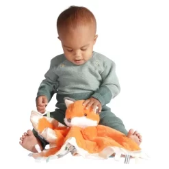 Manhattan Toy Fairytale Snuggle Fox Blankie Ultra-soft Soothing Baby Lovey, 19" X 19" -Baby Care Deals Store GUEST db673b2e 0ab2 462f 966a 4a8c6c70a2c2