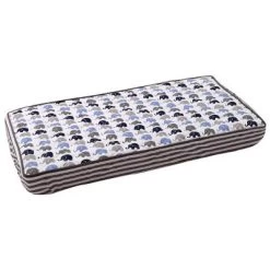 Bacati - Elephants Blue/Navy/Gray Mini Elephants Quilted Top Changing Pad Cover -Baby Care Deals Store GUEST dc0009ea b406 471f b73f 79a38f0cbbd2