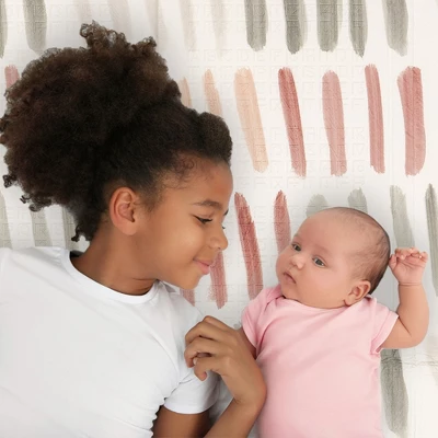 JumpOff Jo - Extra Large Waterproof Foam Padded Play Mat For Babies Play & Tummy Time - 77x70 Sunshine And Rainbows 3 JumpOff Jo - Extra Large Waterproof Foam Padded Play Mat For Babies Play & Tummy Time - 77x70 Sunshine And Rainbows - Image 3