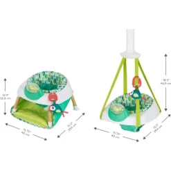 Evenflo Exersaucer Tiny Tropics 2-in-1 Baby Seat + Doorway Jumper -Baby Care Deals Store GUEST dd045353 4897 4dd8 9f17 9c4b1508f66d