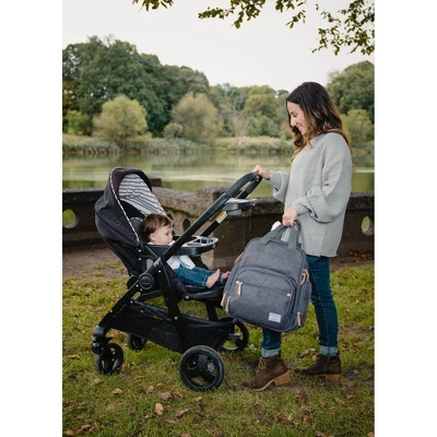 Eddie Bauer Canyon Summit Convertible Diaper Bag Backpack - Gray 8 Eddie Bauer Canyon Summit Convertible Diaper Bag Backpack - Gray - Image 8