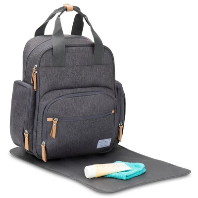 Eddie Bauer Canyon Summit Convertible Diaper Bag Backpack - Gray 3 Eddie Bauer Canyon Summit Convertible Diaper Bag Backpack - Gray - Image 3