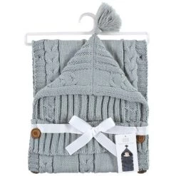 Baby Care Deals Store 11 Hudson Baby Unisex Baby Knitted Baby Lounge Stroller Wrap Sack, Gray, One Size