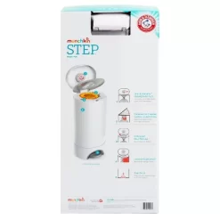 Munchkin STEP Diaper Pail, Powered By Arm & Hammer -Baby Care Deals Store GUEST e8a8353e 91a7 476b 9f75 e89f3f523308