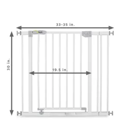 Hauck Open N Stop Pressure Fit Baby & Pet Safety Gate For Home Doorway, Stairway, Or Hallway