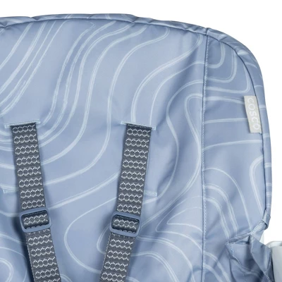 Cosco Simple Fold Adjustable High Chair - Organic Waves 2 Cosco Simple Fold Adjustable High Chair - Organic Waves - Image 2