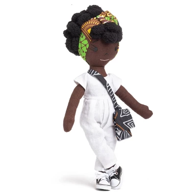 HarperIman Yumi 14'' Plush Linen Doll 2 HarperIman Yumi 14'' Plush Linen Doll - Image 2