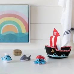 Manhattan Toy Neoprene Pirate Ship 5 Piece Floating Spill N Fill Bath Toy With Quick Dry Sponges And Squirt Toy 10 Manhattan Toy Neoprene Pirate Ship 5 Piece Floating Spill N Fill Bath Toy With Quick Dry Sponges And Squirt Toy -Baby Care Deals Store GUEST eda915c6 c4d6 4b47 b9b6 06ee0ab0aca2