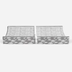 Bacati - Clouds In The City Gray Cityscape Quilted Changing Pad Cover -Baby Care Deals Store GUEST edd8ab84 fb9e 4409 8432 3707dd07b4f4