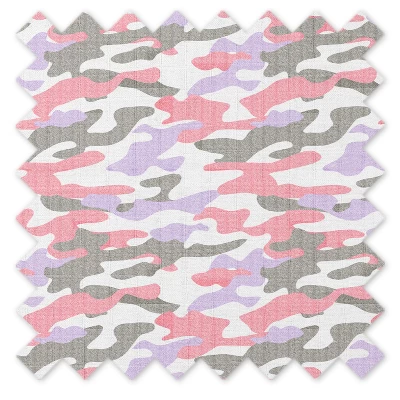 Bacati - Jungle Safari Lilac/Coral Muslin Quilted Changing Pad Cover 8 Bacati - Jungle Safari Lilac/Coral Muslin Quilted Changing Pad Cover - Image 8