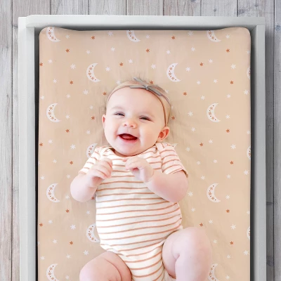 The Peanutshell Boho Rainbow Changing Pad Covers For Girls Or Boys, Unisex, 3-Pack 3 The Peanutshell Boho Rainbow Changing Pad Covers For Girls Or Boys, Unisex, 3-Pack - Image 3