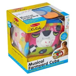 Melissa & Doug K's Kids Musical Farmyard Cube Educational Baby Toy