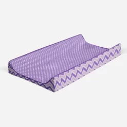 Bacati - MixNMatch Purple Pin Dots Changing Pad Cover -Baby Care Deals Store GUEST f3e136b1 2e92 4621 8641 5cc9b3823763