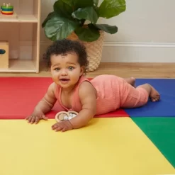 ECR4Kids SoftZone Quad Fold-N-Go Activity Mat, Colorful Toddler Tummy Time Foam Mat -Baby Care Deals Store GUEST f587b8b5 587b 4748 a669 a56bd7841537