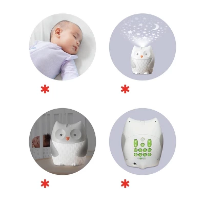 Skip Hop Moonlight & Melodies Owl Nightlight Soother 3 Skip Hop Moonlight & Melodies Owl Nightlight Soother - Image 3